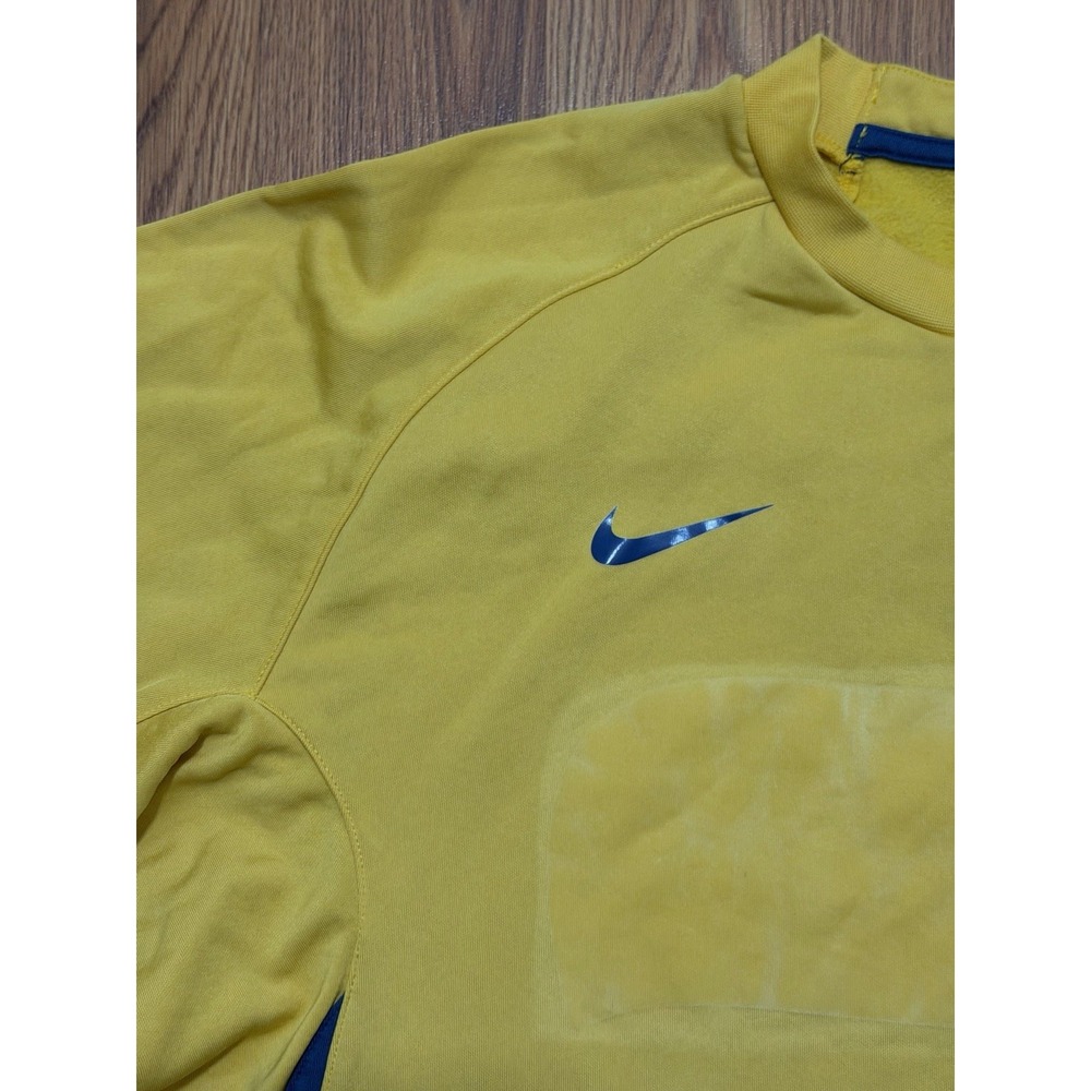Nike Club America Soccer Training Sweatshirt Mens Large Coca Cola Corona Yellow - Picture 9 of 16